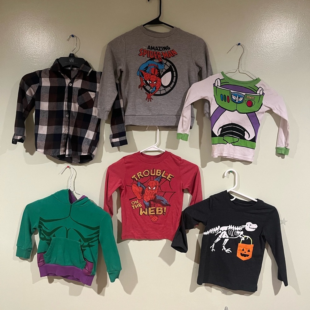Long sleeve/sweater boys shirts